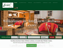 Tablet Screenshot of lexner.at